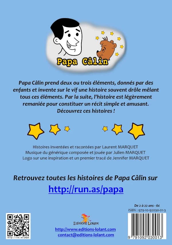 Papa Câlin - Histoires 1 - Couverture